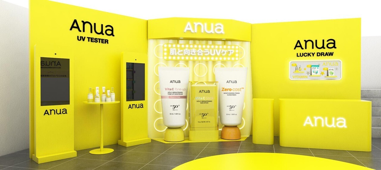 Anua 渋谷POPUPイベント 差し込み画像