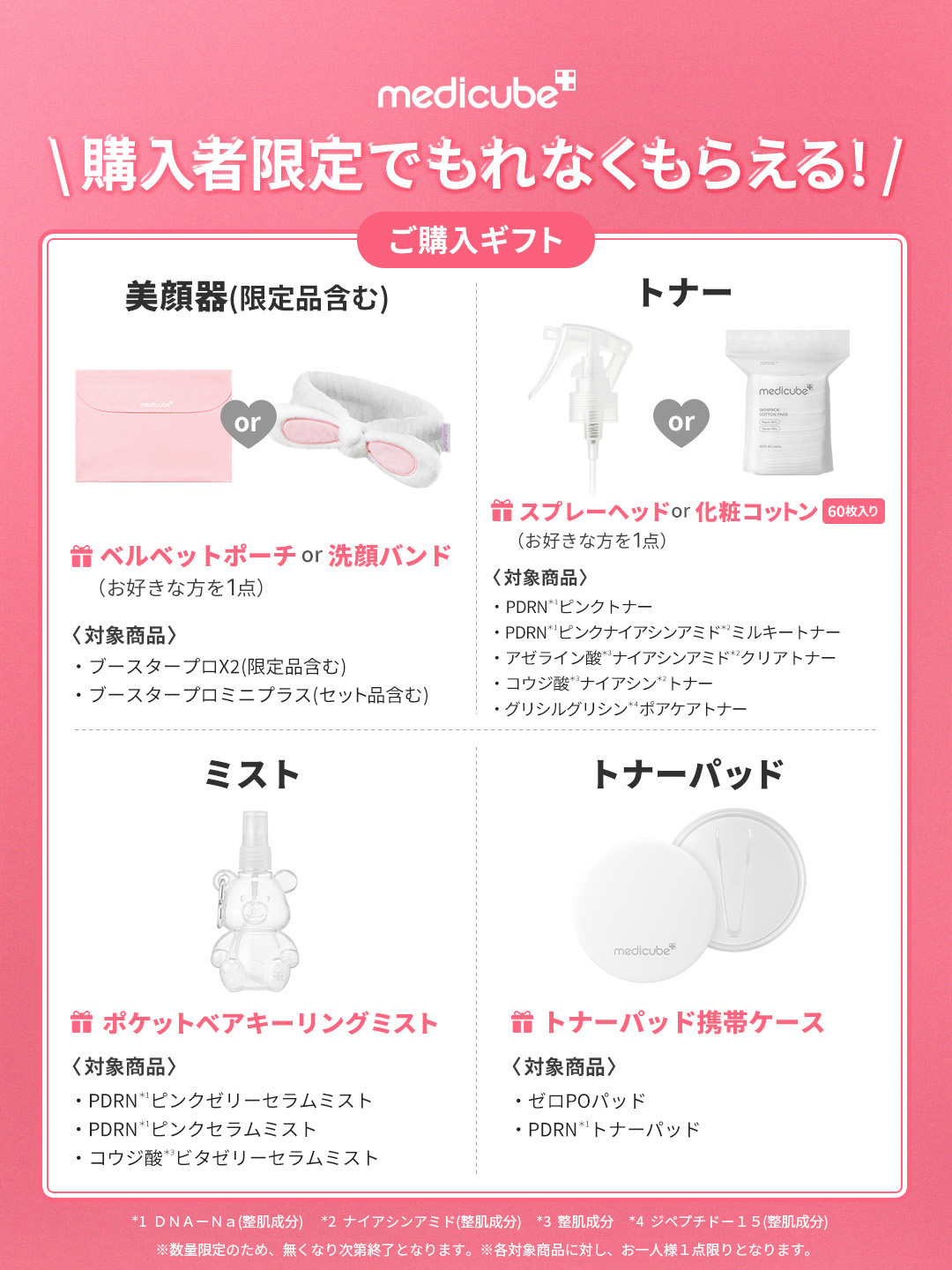 購入者限定ギフト